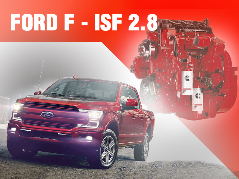 Cummins equipa linha F da Ford com motor ISF 2.8